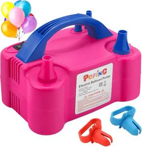 lot 221654 image: PCFING Balloon Pump Electric with Dual Nozzle & Balloon Tie Tool