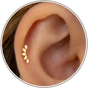 lot 221664 image: 20G18G16G Flat Back Earrings Tiny Nose Stud, Cartilage Earring Threadless Tragus Helix Stud Conch Piercing Jewelry