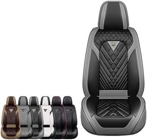 lot 321552 image: Retails for $125 Car Seat Covers Fit for Mercedes-Benz Sprinter 2500 2017-2025,2 Seat Comfort Non-Slip Seat Cover Airbag Compatible,Waterproof Leather Seat Covers(Standard 2 Seat,Gray Black)