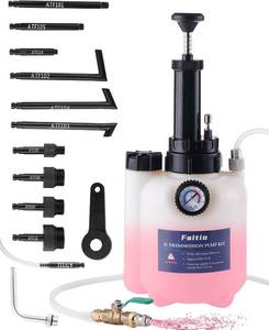 lot 321558 image: 3L Transmission Fluid Transfer Pump w 12 ATF Adapters
