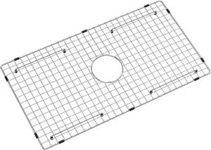lot 321563 image: Sink Bottom Grid 29-12 X 15-916, Centered Drain with Corner Radius 38, Sink Protector