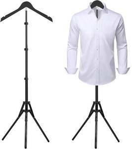 lot 321573 image: Adjustable Shirt Display Stand 32-63 Inch, Foldable Clothing Display Stand for Retail Vendors, T Shirt Mannequin Torso, Steamer Rack Stand for Dress Clothes Garment