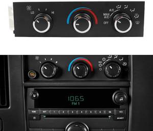 lot 321591 image: (3 Pack) Dasbecan 599-217 AC Control Panel Compatible with Chevy Express 1996-2020