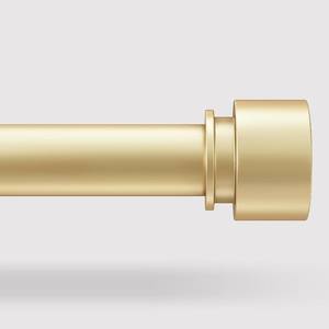 lot 321594 image: Curtain Rods 36-144 Inch, Extra Long Heavy Duty 1 Inch Curtain Rods for Windows, Gold Adjustable Window Treatment Rod, Single Side Telescopic Splicing Drapery Rods Modern Design, Easy Installation