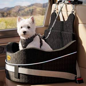 lot 421622 image: PetDance Dog Car Seat Master Crafted for MediumSmall Dogs  Up to 40lbs