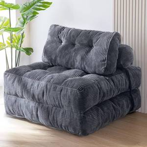 lot 421637 image: MAXYOYO Folding Sofa Bed, Convertible Chair Bed with Pillow