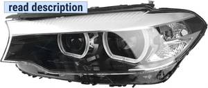 lot 121615 image: Retails for $340 LED Headlight Without AFS Left Driver Side Replaces 8499119 8499119-01
