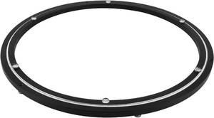 lot 131522 image: TamBee 20 Inch Lazy Susan Bearing Base, 450 LBS Load Capacity Heavy-Duty Mute Turntable Ring Lazy Susan Hardware for Dining Table, DIY Projects (Black)