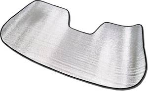 lot 131526 image: Roll Up Car Windshield Sun Shade Protector, Sunshade Visor Silver 1-pc Set