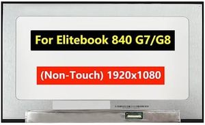 lot 231669 image: Screen Replacement for HP Elitebook 840 G7 845 G7 840 G8 PN M07093-001 M07092-001, M36315-001 14.0 FHD 1080P IPS LCD LED Laptop Display Panel with Tape