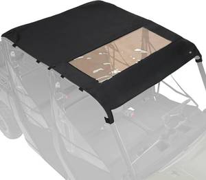 lot 231674 image: Retails for $150 KEMIMOTO 4-6 Seat Canvas Roof Soft Top Tint Compatible with Polaris Ranger