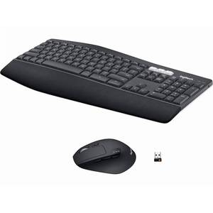lot 231675 image: Logitech Performance Combo MK850 Keyboard & Mouse - USB Plunger Wireless BluetoothRF 2.40 GHz Keyboard - Graphite - USB Wireless BluetoothRF Mouse - Laser - 1000 dpi - Graphite 920-013269