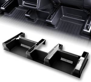 lot 231679 image: TPE Underseat Protector for Tesla Model Y Juniper (2025-2026) - 9PCS Full Set with Magic Hook & Loop Fasteners, Easy Install Seat Track Covers & Anti-Scratch Kick Mats Interior Accessories Kit