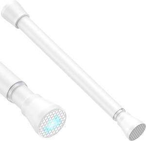 lot 231684 image: Tension Rod 16 to 26 Inch Adjustable Curtain Rod No Drilling White Tension Curtain Rod Spring Tension Curtain Rod for Bookshelf Diy Projects Kitchen Cupboard Bathroom Wardrobe 1PCS