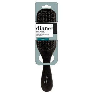 lot 231691 image: Diane Mens 100% Soft Boar Wood Wave Hair Brush, Wood Handle