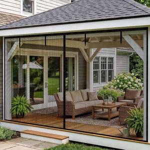lot 431513 image: Apipi 12 x 8 Patio Screen Magnetic Closure for Mosquito Bug Out