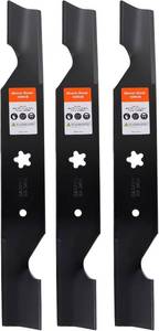 lot 142345 image: Hipa Z254F MZ54 187256 Blades for Husqvarna 54 Inch Mower Blades High Lift