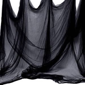 lot 242250 image: Niurui Halloween Black Creepy Cloth 315 x 79 inch Spooky Halloween Decoration for Haunted Houses Outdoor Party Supplies