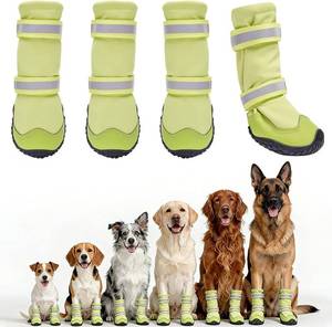 lot 242262 image: Dimicoo Dog Shoes,Waterproof Dog Boots for Winter,Anti-Slip Dog Snow Booties for Large Small Medium Dogs,Reflective Paw Protectors for Outdoor Walking Hiking