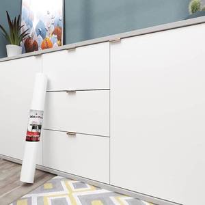 lot 342265 image: Decotalk White Contact Paper Peel and Stick White Wallpaper Adhesive 24x200 Inch Removable Wallpaper for Bedroom Solid Color Wall Papers Cabinet Contact Paper Waterproof Renter Friendly