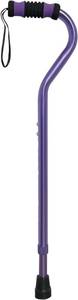 lot 442186 image: Sky Med Aluminum Lightweight Bariatric Heavy Duty Cane-600lbs Weight Capacity, for Women & Men, 1.3 lbs. Product Weight, Soft Hand Grip, Carrying Strap, Offset Handle