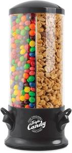 lot 442202 image: Handy Gourmet Original Triple Candy Machine-Fun Candy & Nut Dispenser-New & Improved (Black), Standard (JB8450BLK)