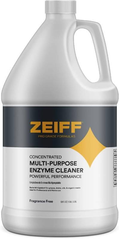 lot 101688 image: Zeiff Pro-Grade Multi-Purpose Probiotic Enzyme Cleaner - Powerful Cleaning & Odor Eliminating Formula For Professional & Home Surfaces - 1 Gallon - Fragrance Free