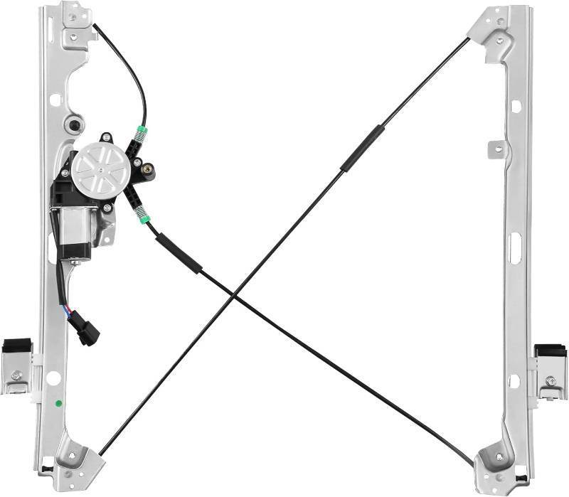lot 261577 image: Front Passenger Side Power Window Regulator with Motor (2 Pins) Fit for 2001-2006 Chevrolet Silverado 1500 3500, Avalanche Suburban GMC Sierra 1500 2500 3500 Yukon XL Cadillac Escalade, 741-645