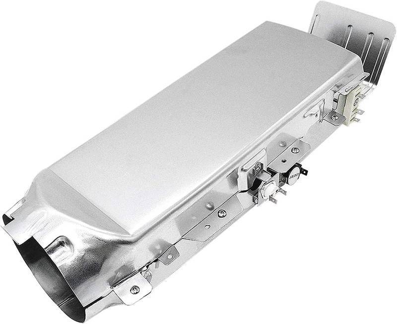 lot 121600 image: UPGRADED DC97-14486A Dryer Heating Element Heater Duct Assembly for Samsung dv42h5000ew a3 dv45h7000ew a2 dv48h7400ewa2 Dryer Heating Element Thermostat Thermal Fuse Dryer Replace dc9714486d