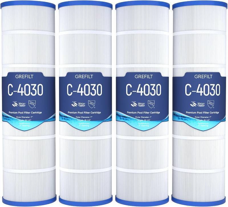 lot 421571 image: Retails for $157 C4030 Pool Filter Cartridges Replaces Hayward SwimClear C4030, CX880XRE