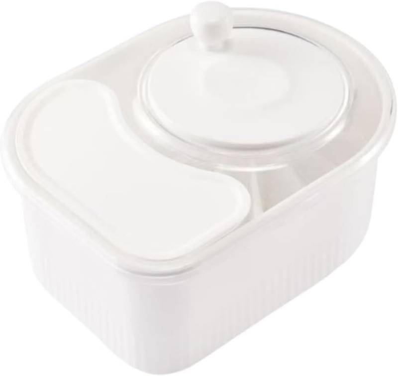 lot 131478 image: Fruit Cleaner Spinner Efficient Bowl Washing Portable Washing Machine with Lid and Filter (White)