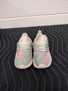 lot 25601 image: Adidas Pastel Tie-Dye Infant Toddler Shoes Size 6K