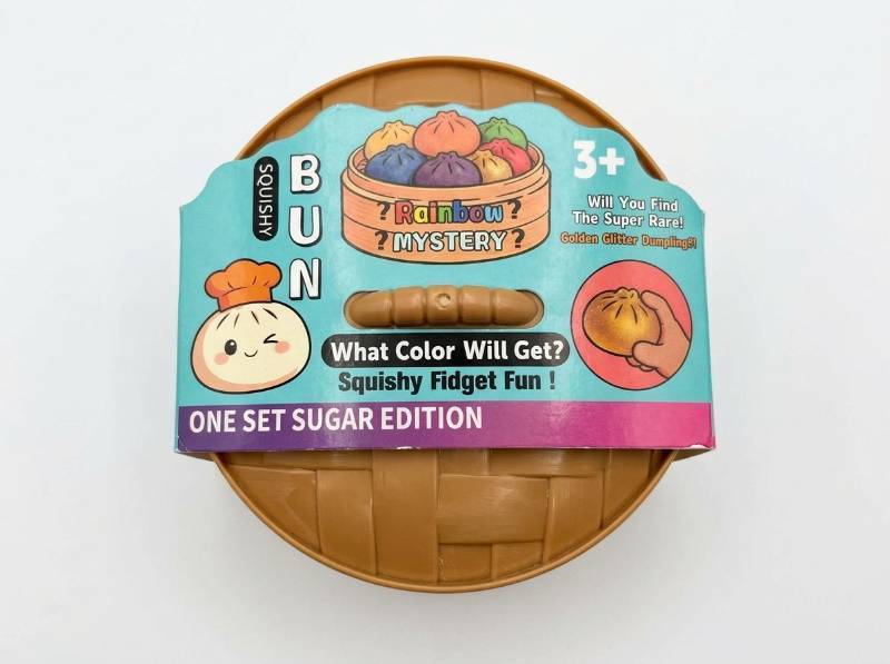 lot 63832 image: Squishy Bun Rainbow Mystery Dumpling Fidget Toy