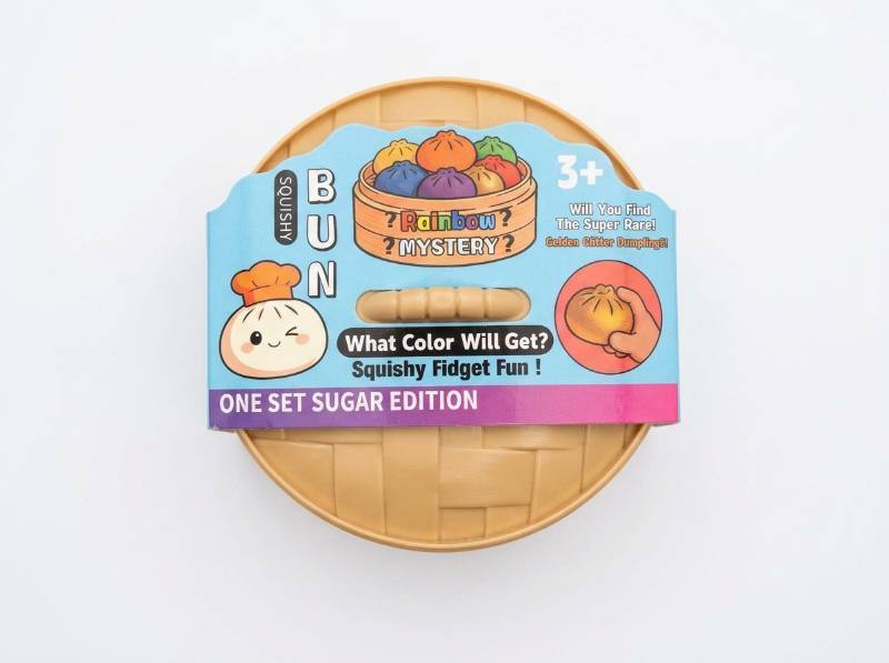 lot 63833 image: Squishy Bun Rainbow Mystery Dumpling Fidget Toy