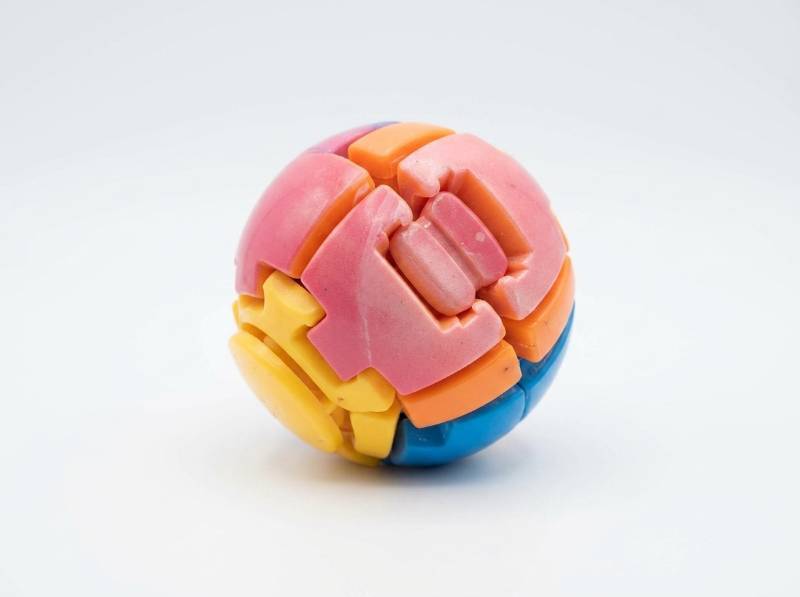 lot 63841 image: Fidget Ball Stress Relief Spinner Ball Toy