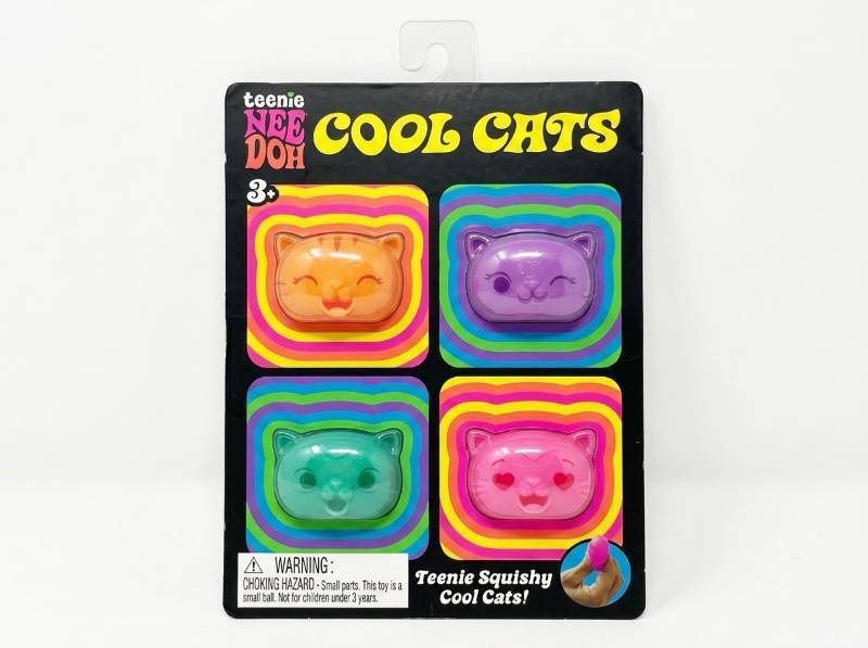 lot 63871 image: NeeDoh Teenie Cool Cats Multi Pack
