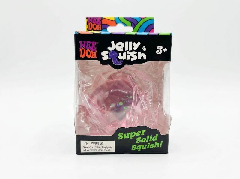 lot 63891 image: NEE DOH Jelly Squish Jellyfish Toy- Purple