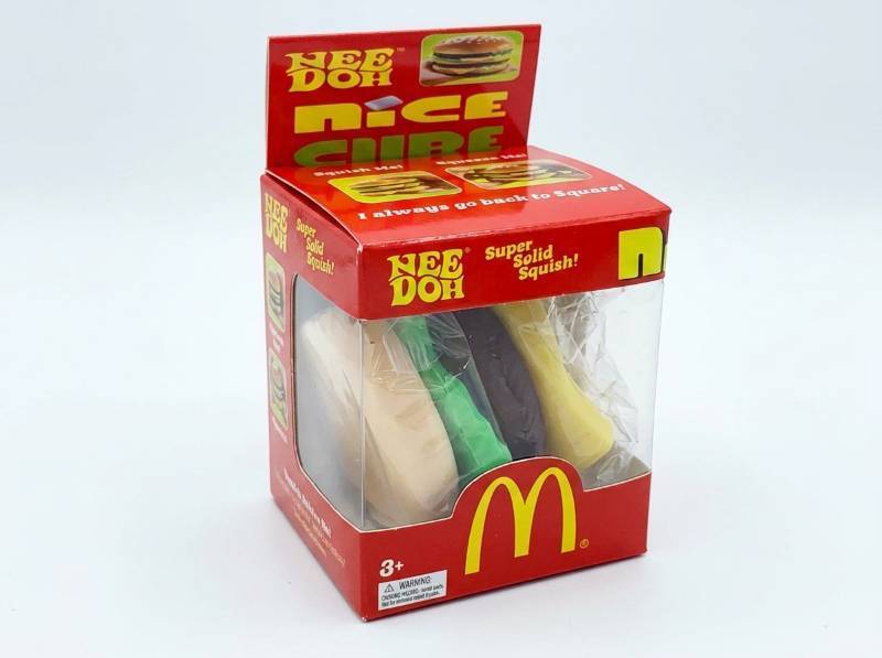 lot 63897 image: Nee Doh Cheeseburger Squish Toy