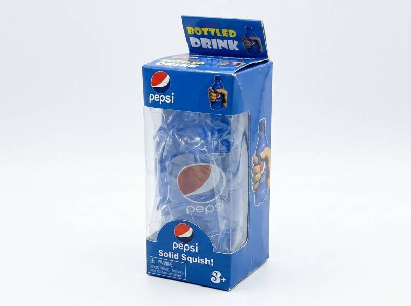 lot 63912 image: Pepsi Nee Doh Solid Squish Bottled Drink Toy