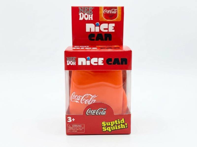 lot 63922 image: Coca-Cola Nee Doh Nice Can Squish Toy by Schylling