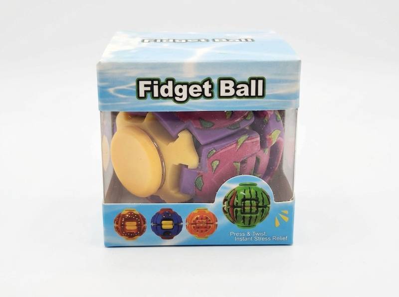 lot 63840 image: Fidget Ball Stress Relief Spinner Ball