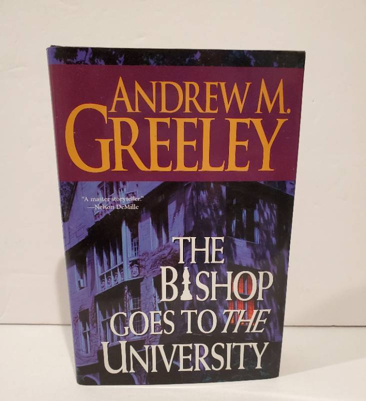 lot 59087 image: Andrew M. Greeley The Bishop Goes to the University - Retail $25