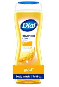 lot 39023 image: Dial Body Wash, Hydraclean Complex & Vitamin E, Gold, 16 Fl Oz, 2 Pack, Visible USE. - Retail $10