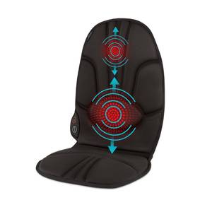 lot 39052 image: Homedics Portable Heating and Vibrating Back Massage Cushion - Retail $35