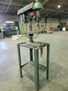 lot 5308 image: Dayton Split Phase Motor Drill Press 6 Inch  Model 6XH28E