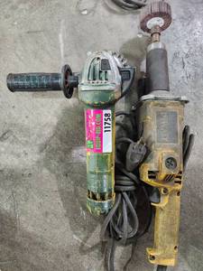 lot 11758 image: (2) DeWalt 4.5 inch Angle Grinder  Model DWE402N&nbsp