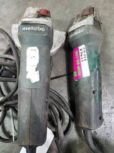 lot 11765 image: (2) Metabo Quick Angle Grinder  Model WEP 15-150
