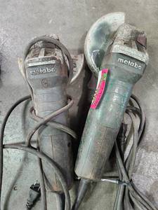lot 11766 image: (2) Metabo Quick Angle Grinder  Model WEP 15-150