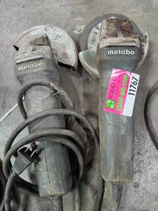 lot 11767 image: (2) Metabo Quick Angle Grinder  Model WEP 15-150