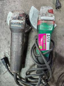 lot 11772 image: (2) Metabo Quick Angle Grinder  Model WEP 15-150